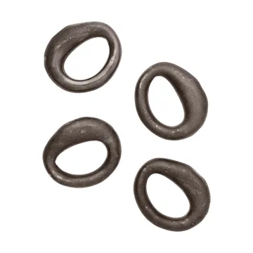 Orrith napkin ring 4-pack - Rustic bronze - Ferm Living