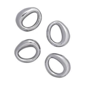 Orrith napkin ring 4-pack - Silver - Ferm Living
