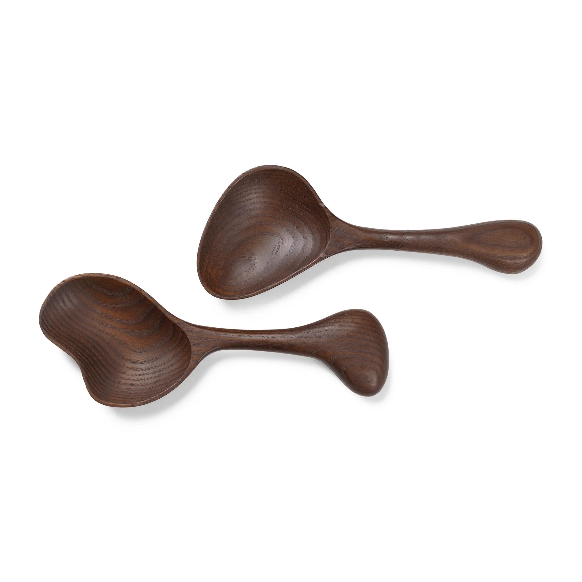 Os salad cutlery 2 pieces, Dark brown Ferm Living