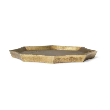 Otte decorative tray 9,5x9,5 cm - Brass finish - Ferm Living