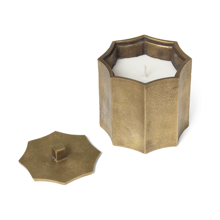 Otte scented candle 36 h, Brass finish Ferm Living