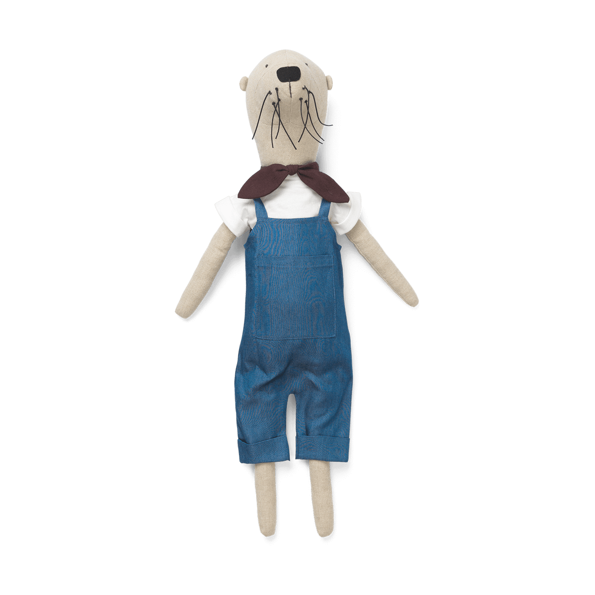 Ferm Living Otter Teddy plush toy Natural | Scandinavian Design | Children's room accessories | Beige