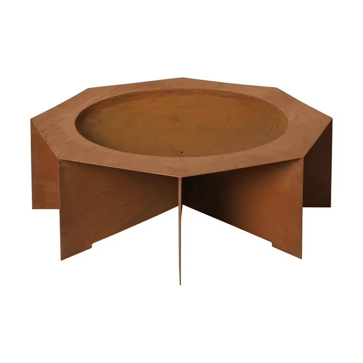 Otto fire pit fireplace - Rust, Ø85.5x29 cm - Ferm Living