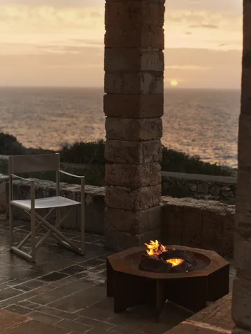 Otto fire pit fireplace - Rust, Ø85.5x29 cm - Ferm Living