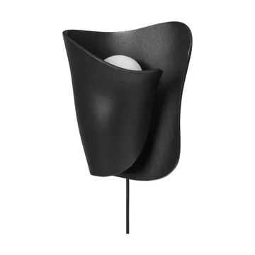 Oyster wall sconce wall lamp - Black - Ferm Living