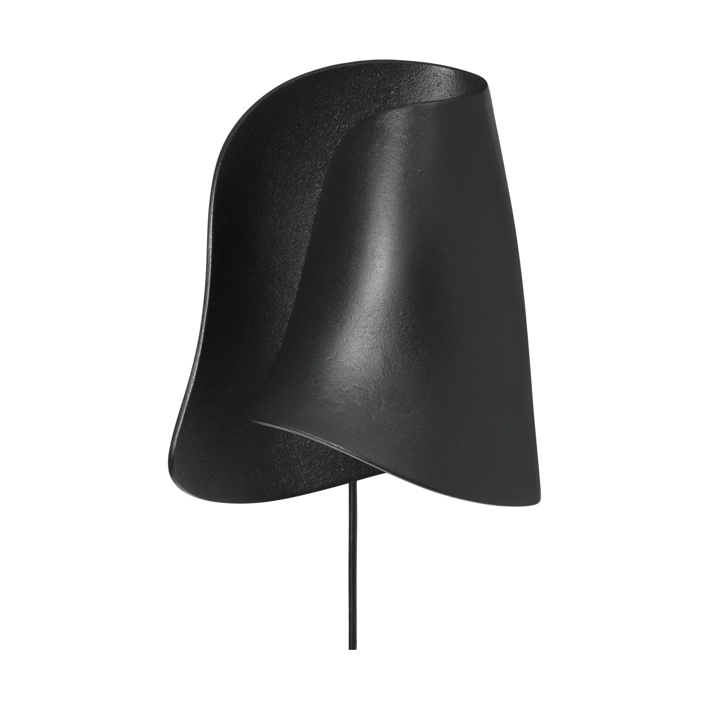 Oyster wall sconce wall lamp, Black Ferm Living