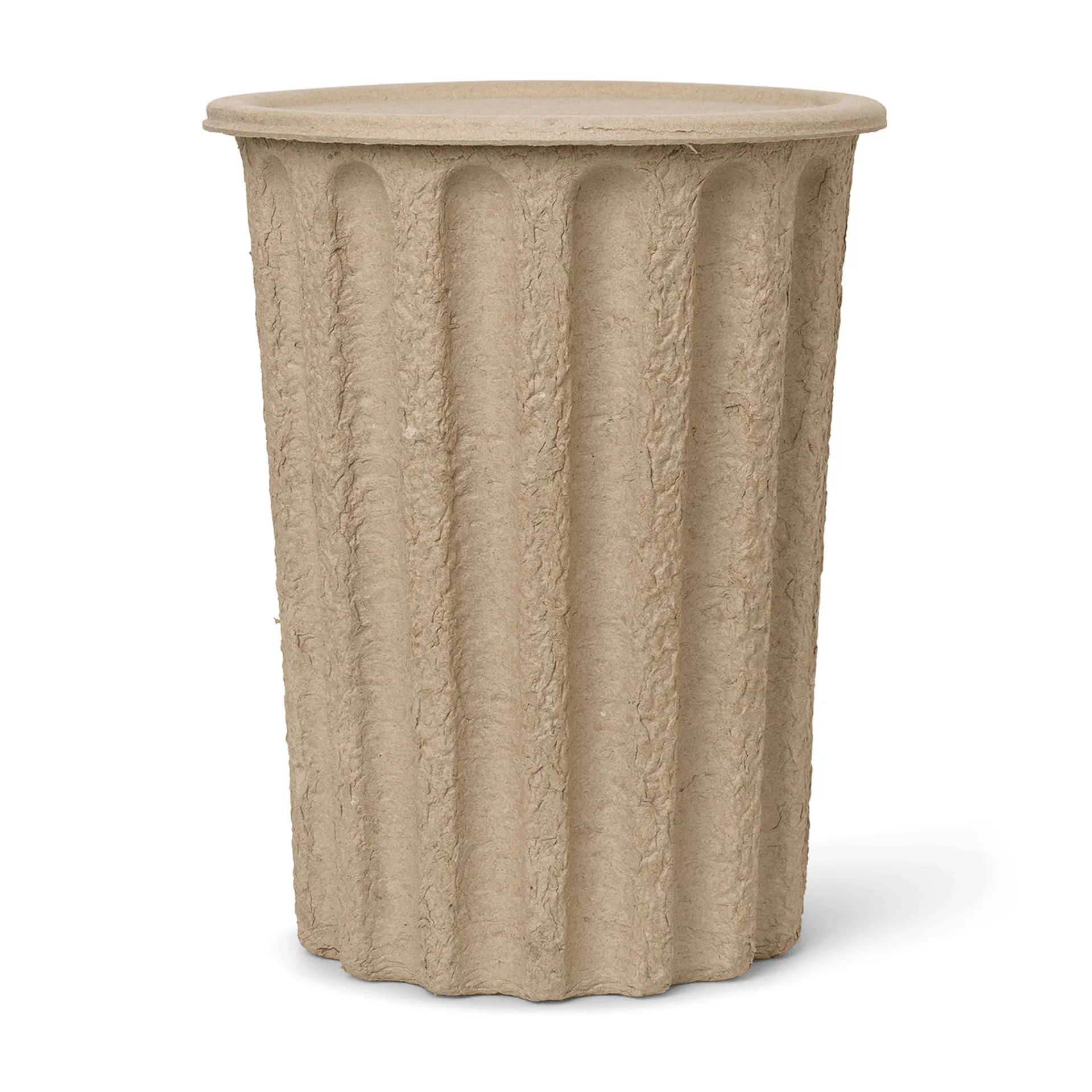 Paper Pulp wastepaper basket, Brown Ferm Living