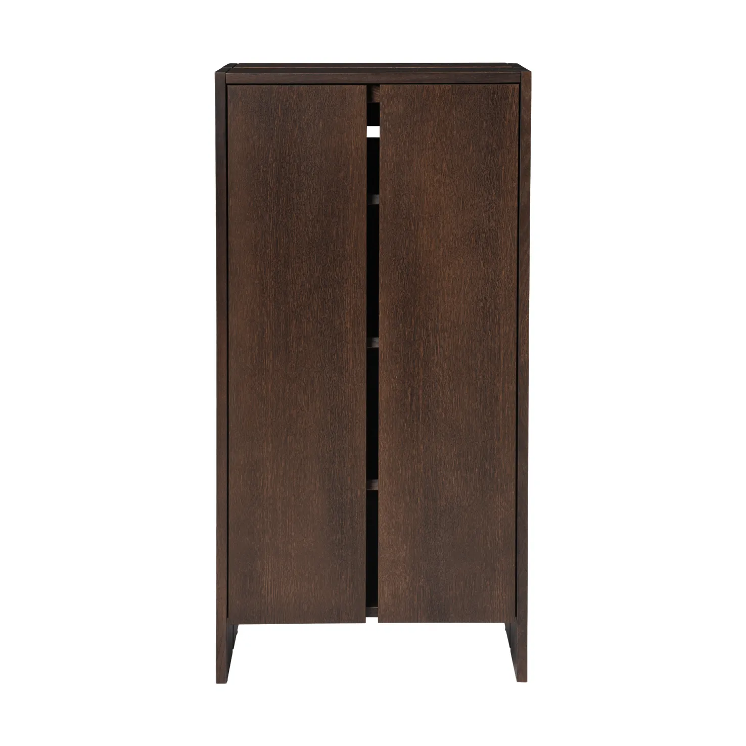 Parcel cabinet, Dark stained oak, 55x30x110 cm Ferm Living