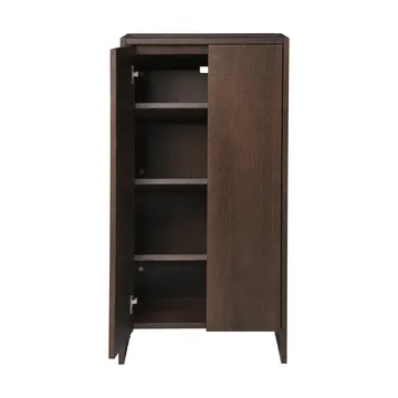 Parcel cabinet - Dark stained oak, 55x30x110 cm - Ferm Living