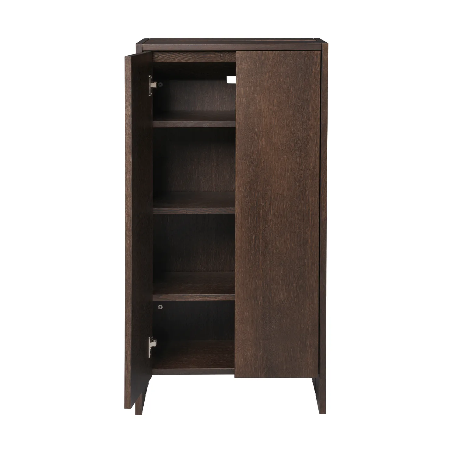 Parcel cabinet, Dark stained oak, 55x30x110 cm Ferm Living