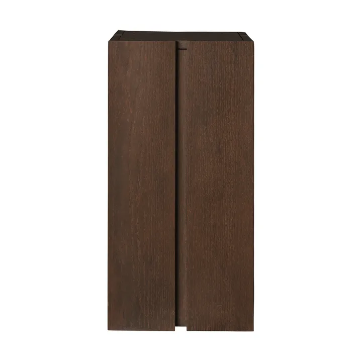 Parcel pedestal - Dark stained, 30x30x60 cm - Ferm Living
