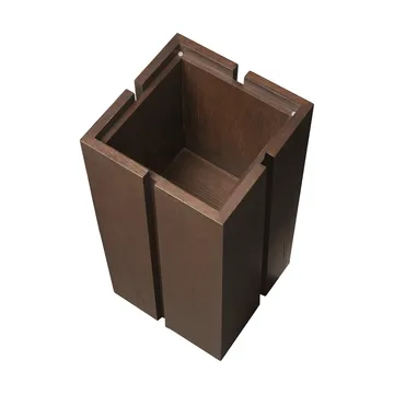 Parcel pedestal - Dark stained, 30x30x60 cm - Ferm Living