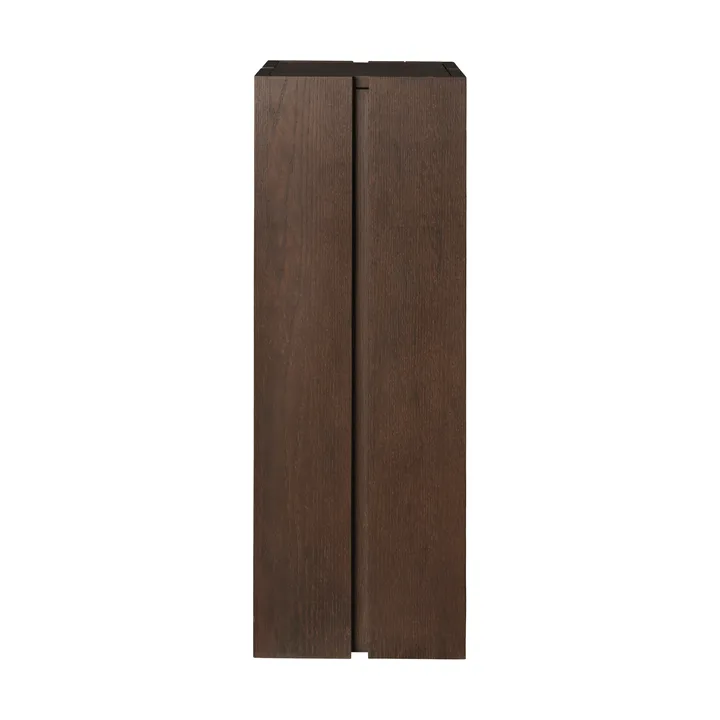 Parcel pedestal - Dark stained, 30x30x90 cm - Ferm Living