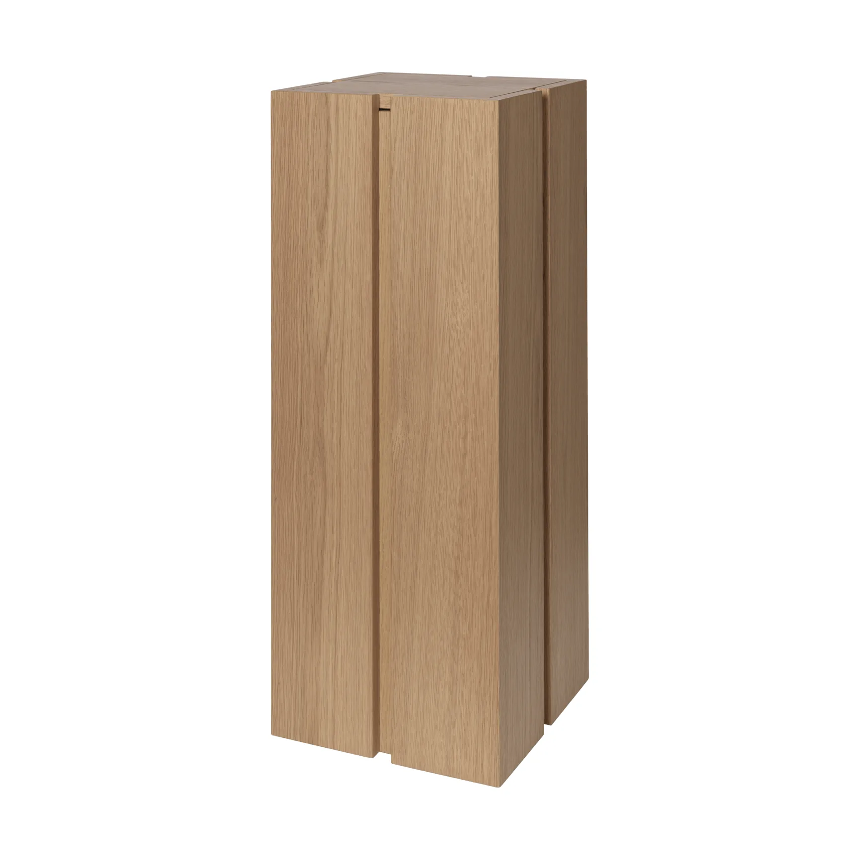 Parcel pedestal, Natural, 30x30x90 cm Ferm Living