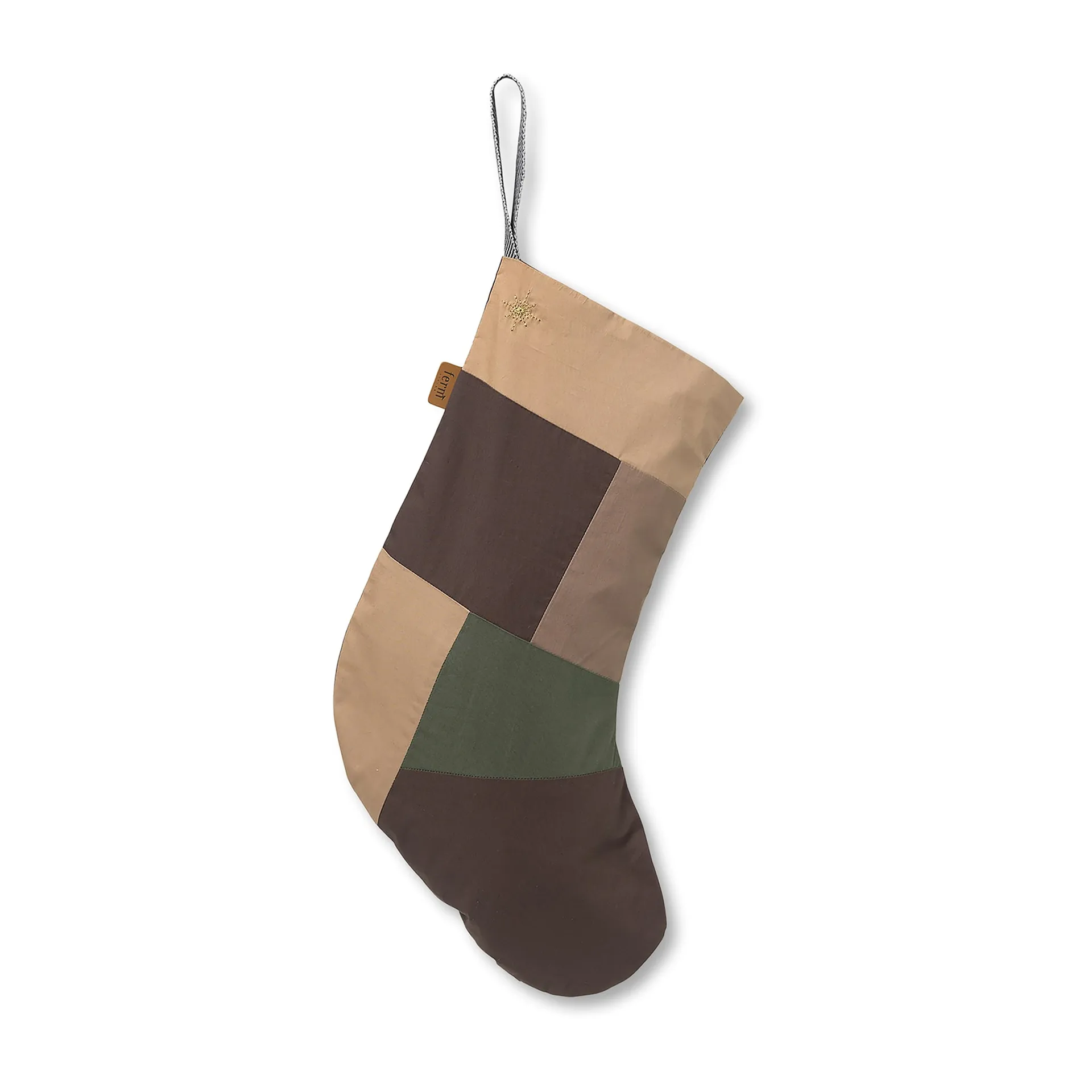 Patchwork stocking, multi Ferm Living