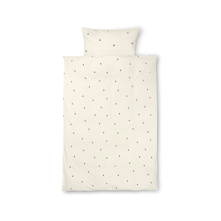Pear bed set 70x100 cm - Off white-cinnamon - Ferm LIVING
