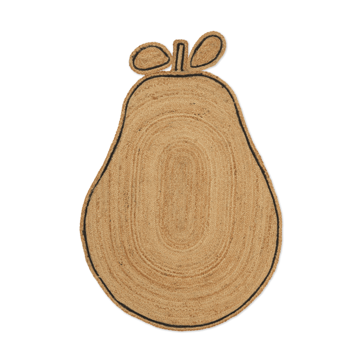 Pear braided jute mat - Natural - ferm LIVING