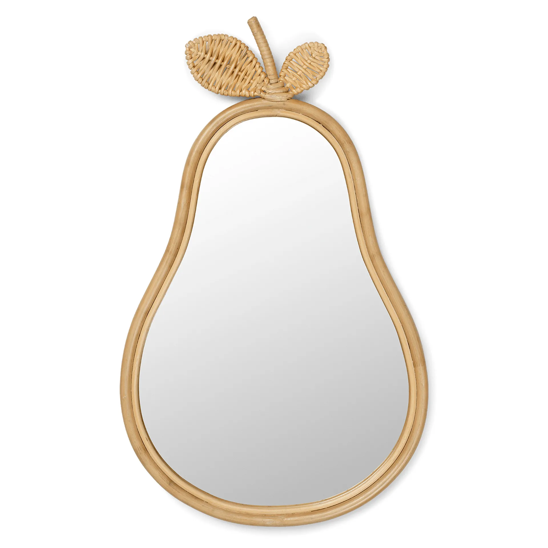 Pear mirror 37x62 cm, Natural Ferm Living