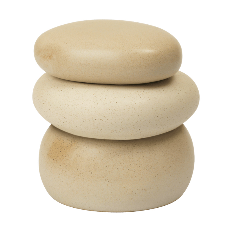 Ferm Living Pebble ash large Sand/Cream