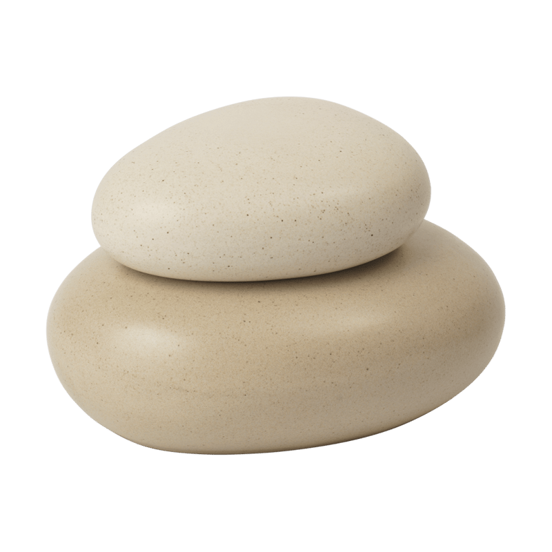Ferm Living Pebble ash medium Sand/Cream