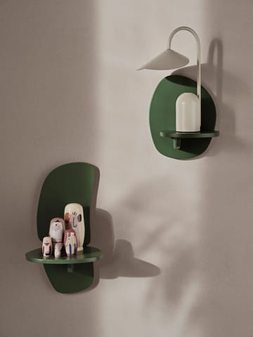 Pilu wall shelf 40 cm - Verdant Green - ferm LIVING