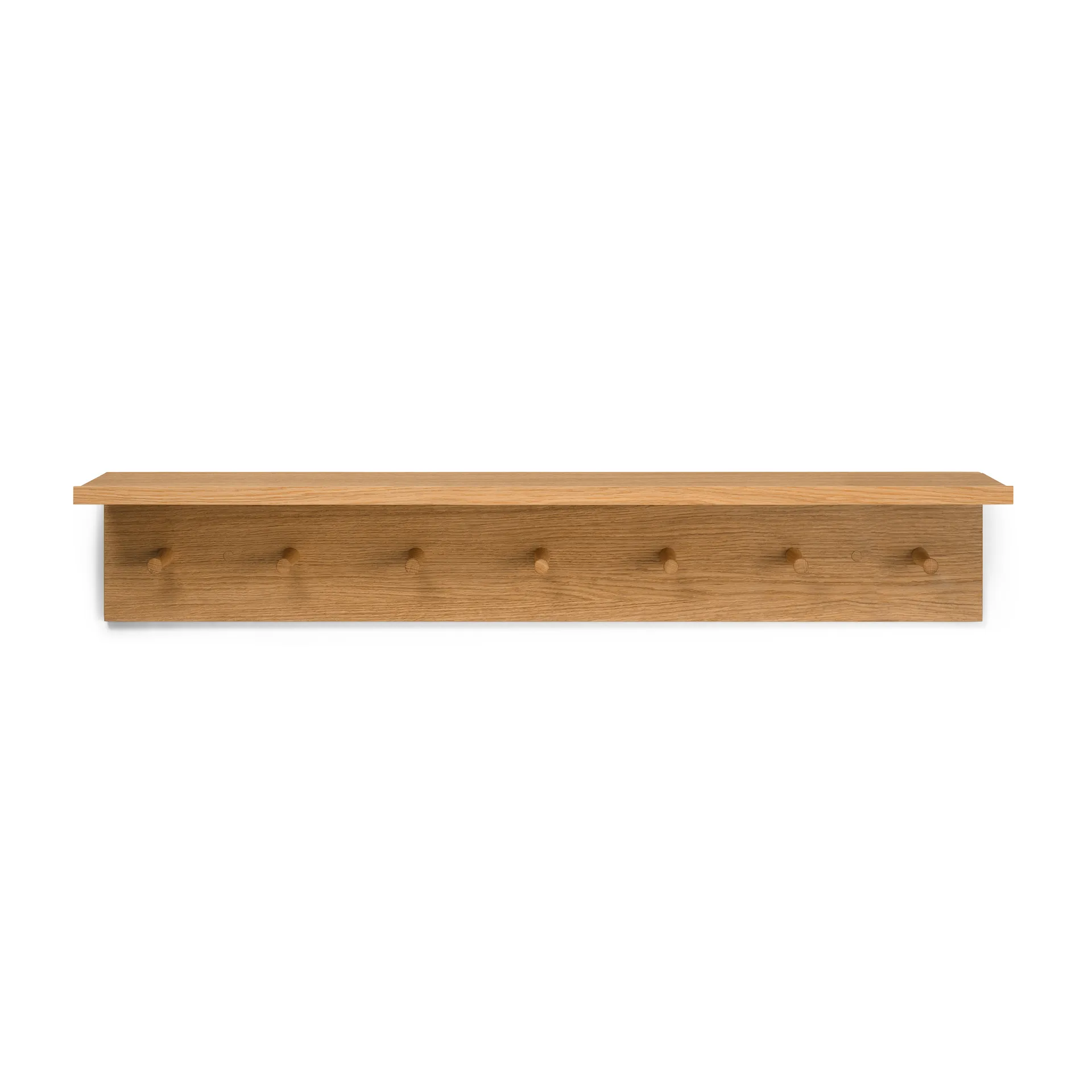 Place Rack hooks and shelf oak, Large Ferm Living