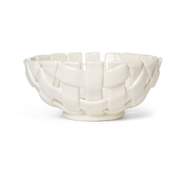 Plait bowl Ø24 cm - Off white - Ferm Living