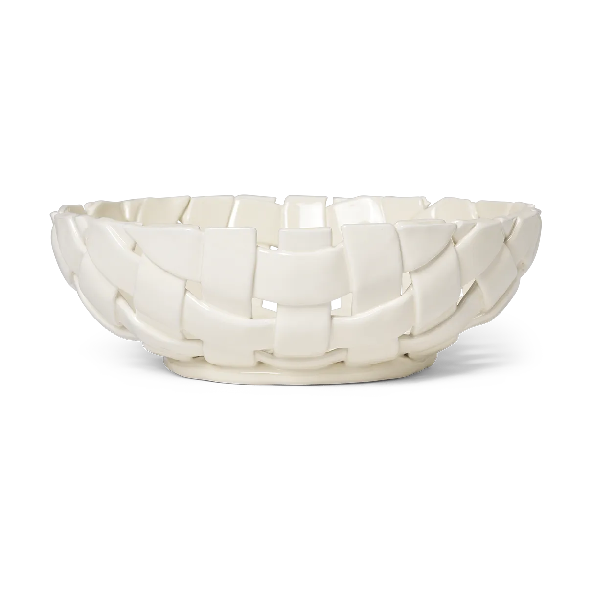 Plait bowl Ø30 cm, Off white Ferm Living