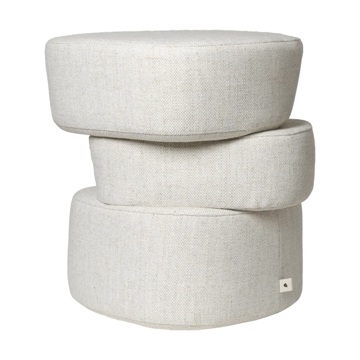 Plyo Staple pouf, Off-white Ferm Living