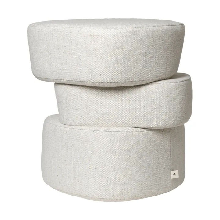 Plyo Staple pouf - Off-white - Ferm Living