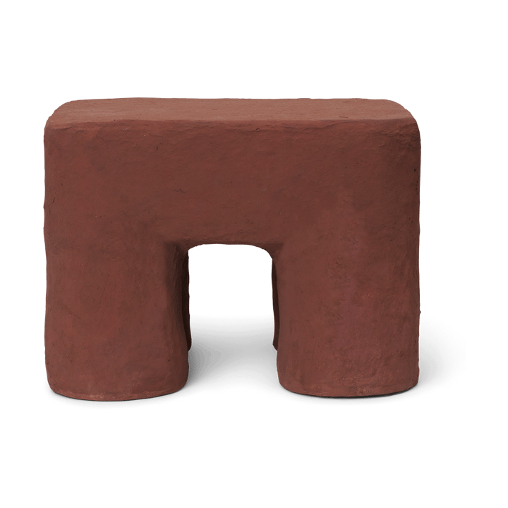 Podo stool, Red Brown Ferm Living