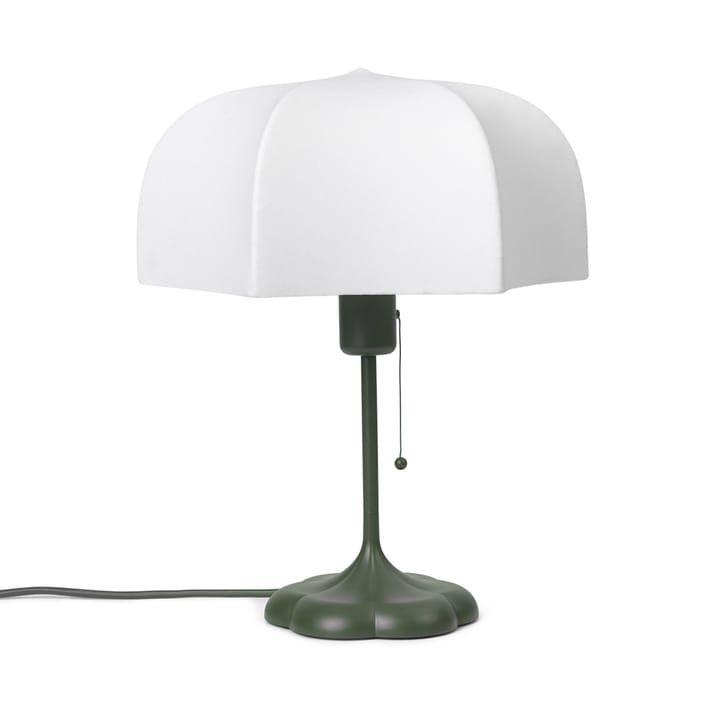 Poem table lamp Ø30x42 cm - White-grass green - ferm LIVING