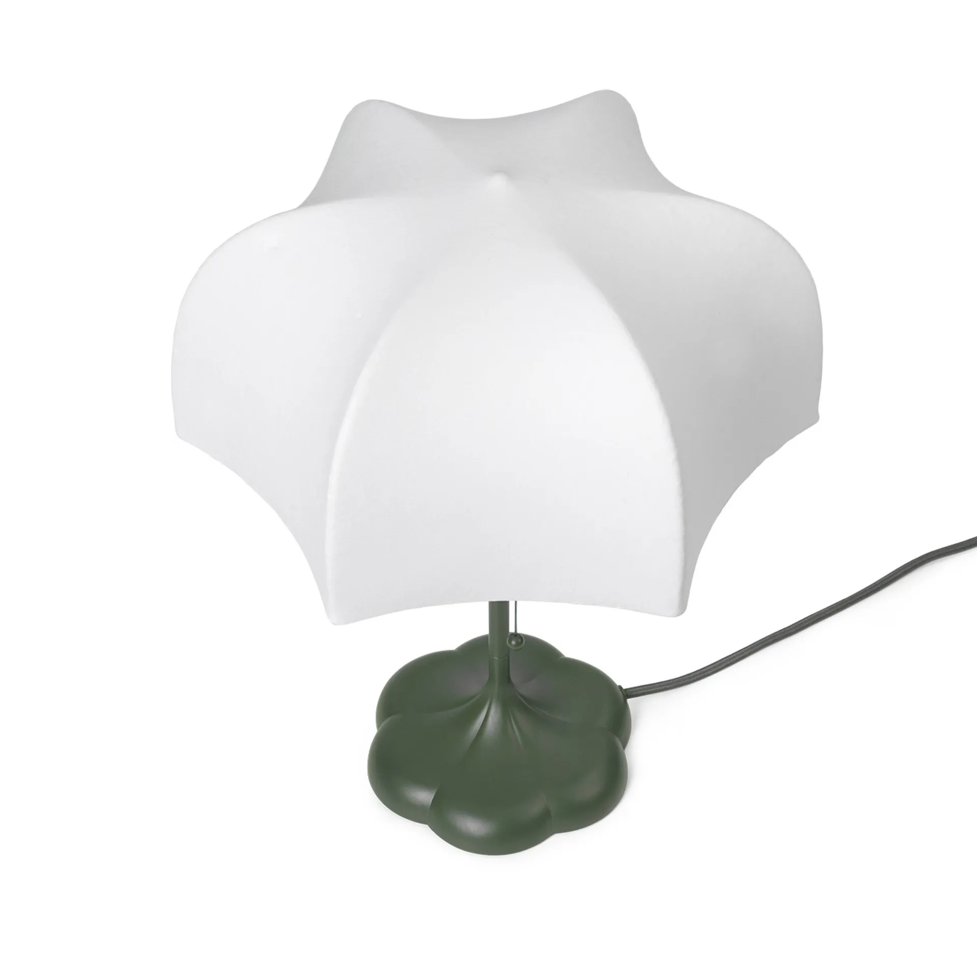 Poem table lamp Ø30x42 cm, White-grass green Ferm Living