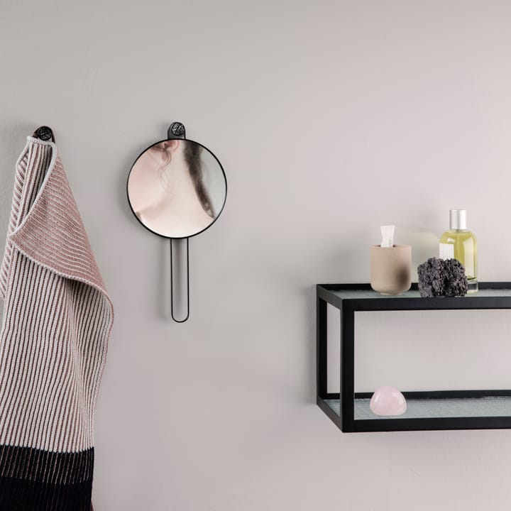 Poise hand mirror - black - ferm LIVING