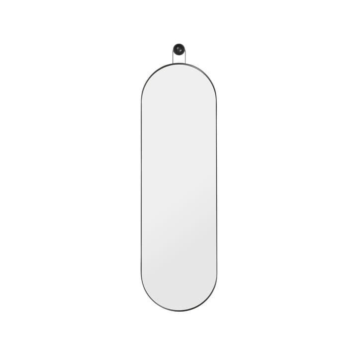 Poise oval mirror - black - ferm LIVING