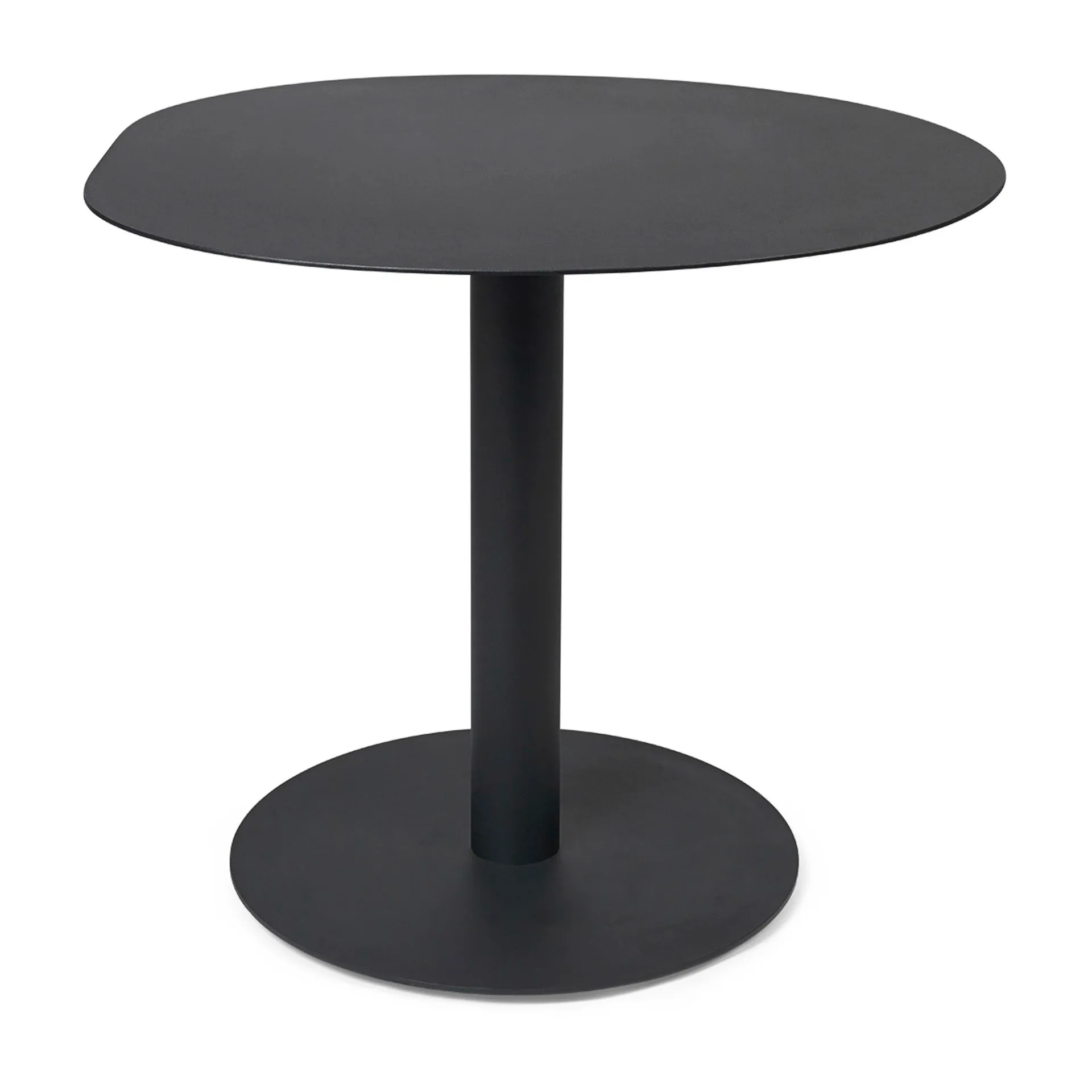 Pond dining table Ø88x72 cm, Black Ferm Living