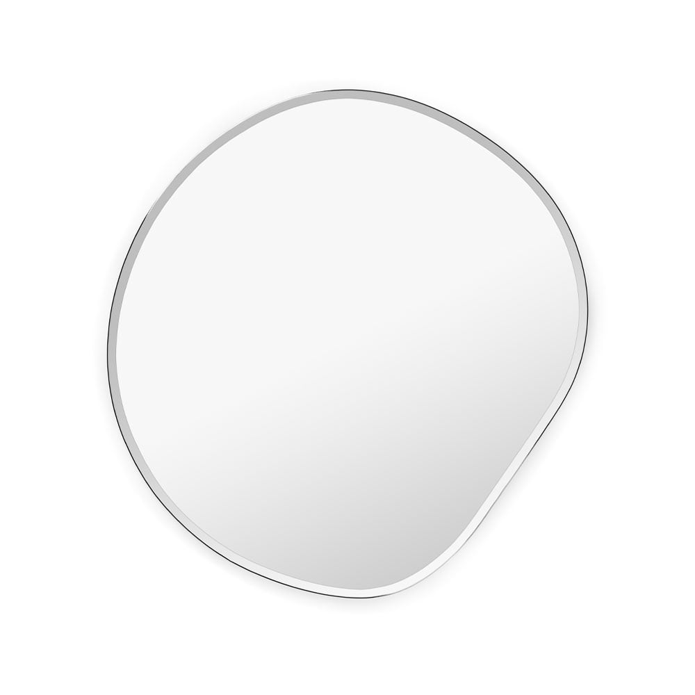Ferm Living Pond Mirror Dark chrome, xl | Scandinavian Design | Wall mirrors | Black