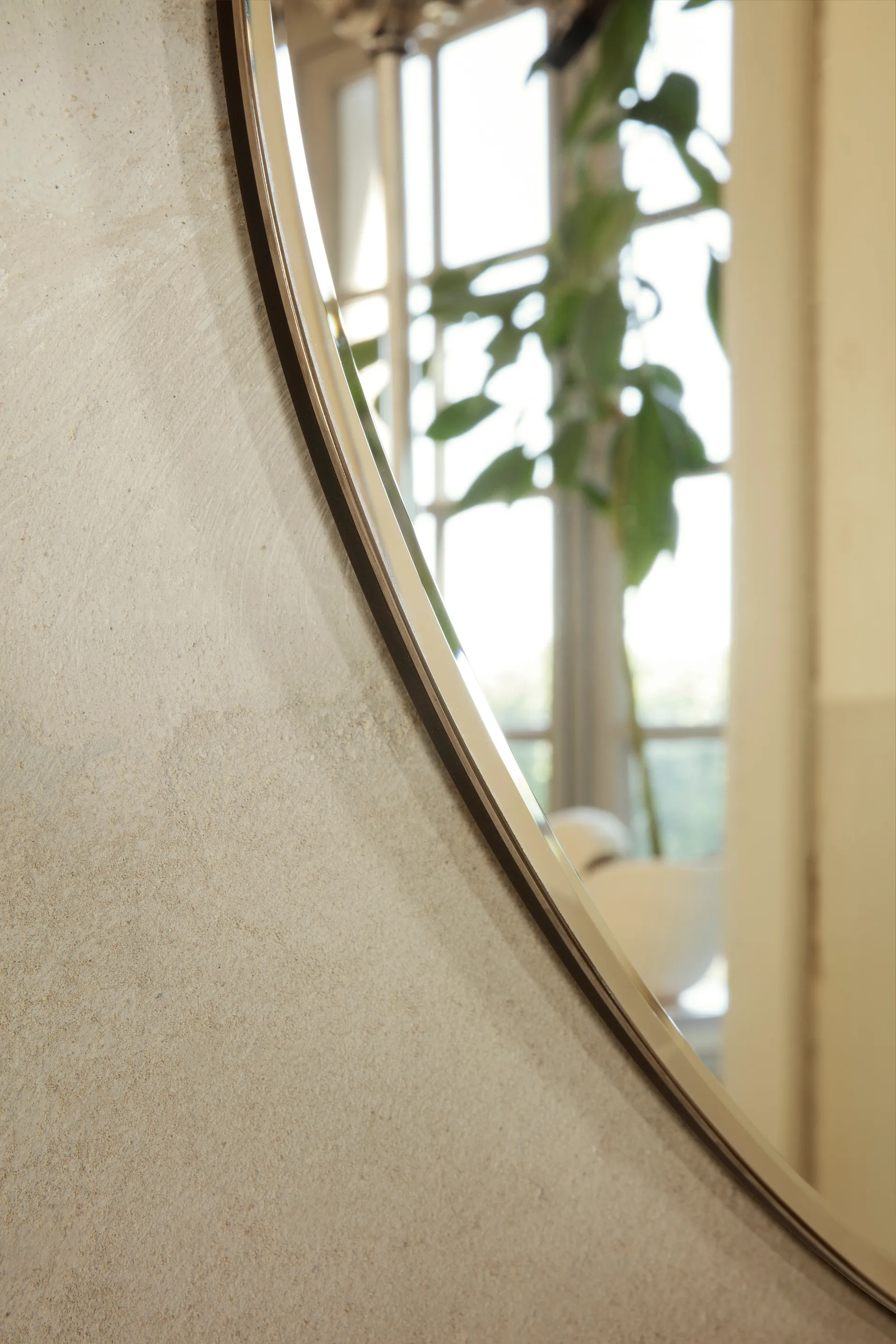 Pond mirror large, Dark chrome Ferm Living