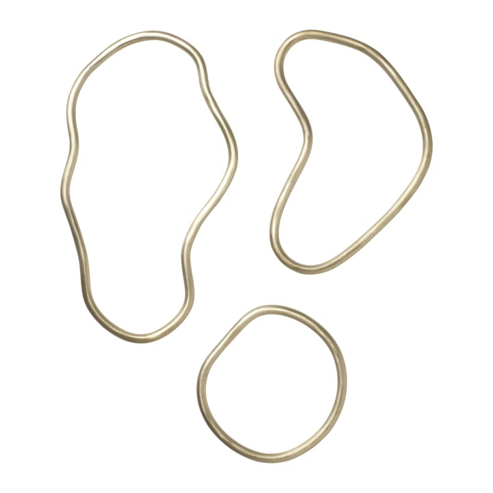 Pond trivet 3 pieces - Brass - Ferm LIVING