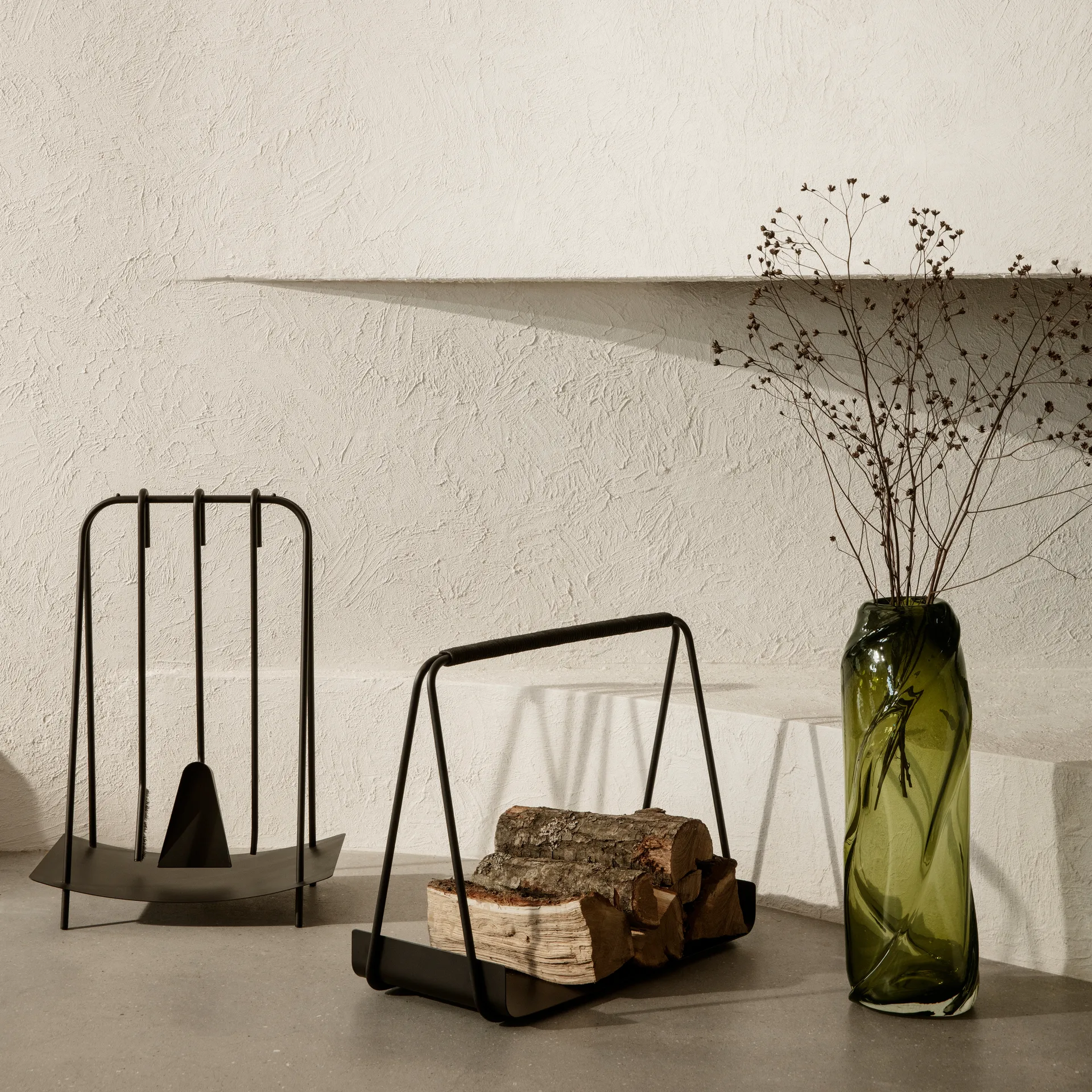 Port fireplace utensils, black Ferm Living