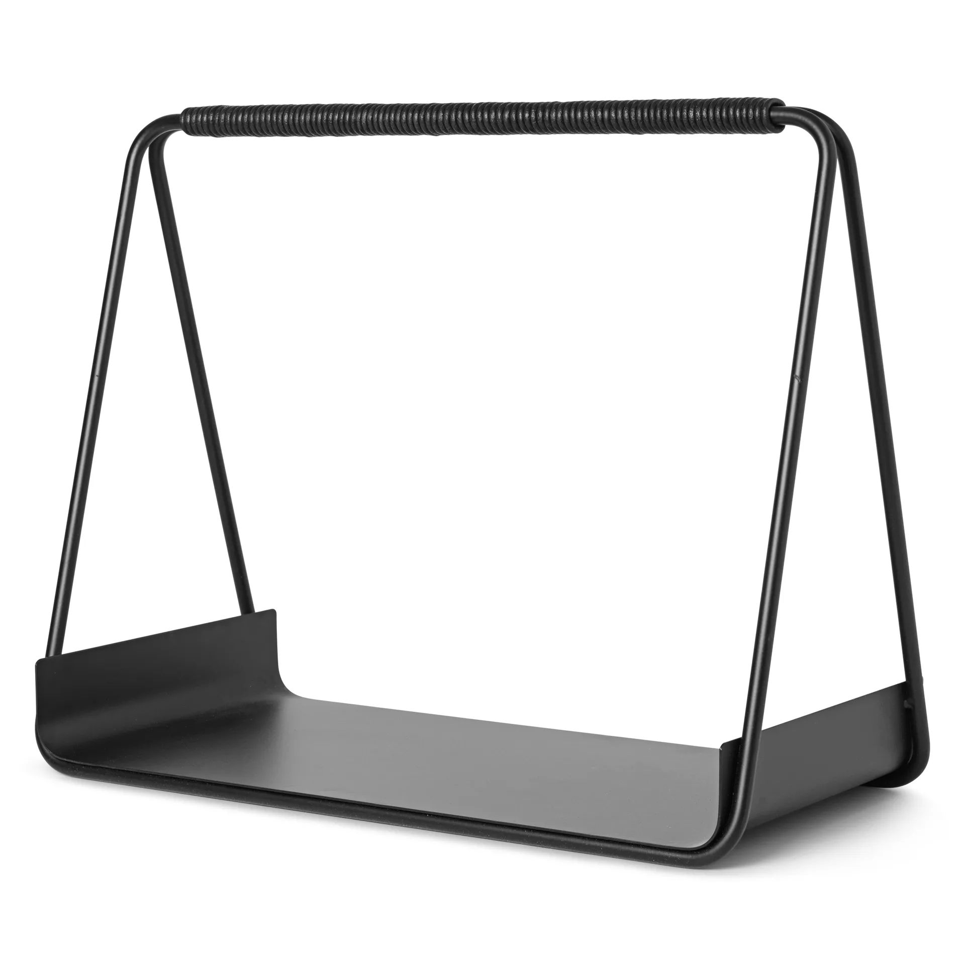 Port firewood basket, black Ferm Living