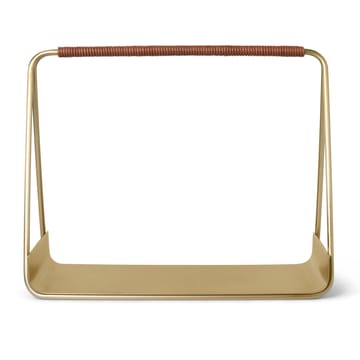 Port firewood basket - brass - Ferm Living
