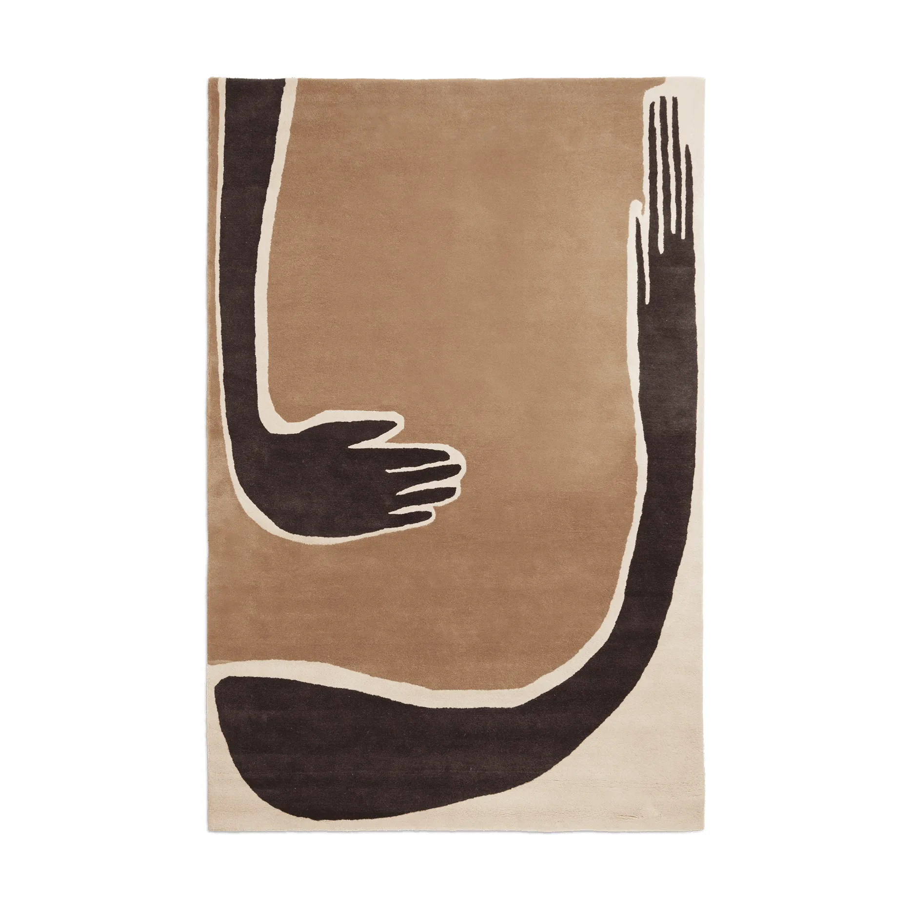 Pose rug, Coffee-off white, 200x300 cm Ferm Living