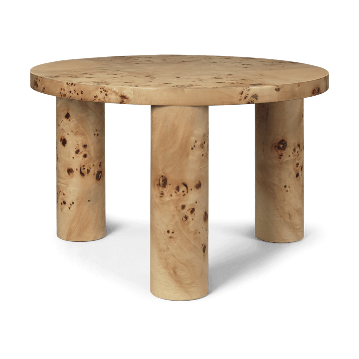 Post coffee table small 65 cm - Burl veneer - ferm LIVING