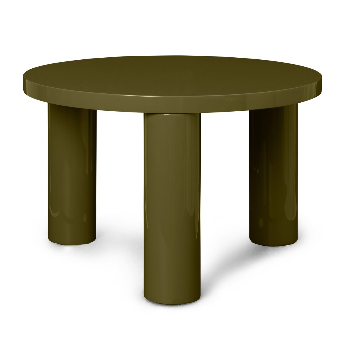 Ferm Living Post coffee table small 65 cm Olive | Scandinavian Design | Coffee tables | Green