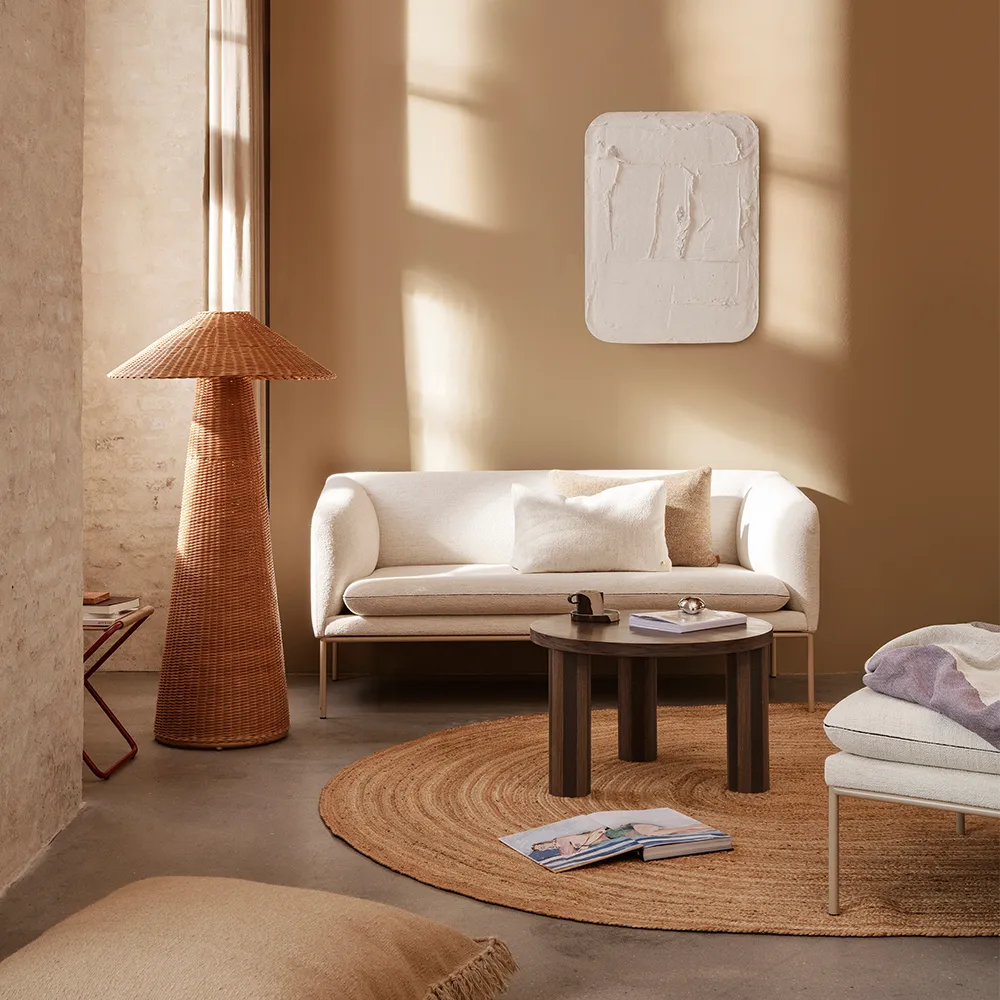 Post Coffee table, Smoked oak, small, star Ferm Living