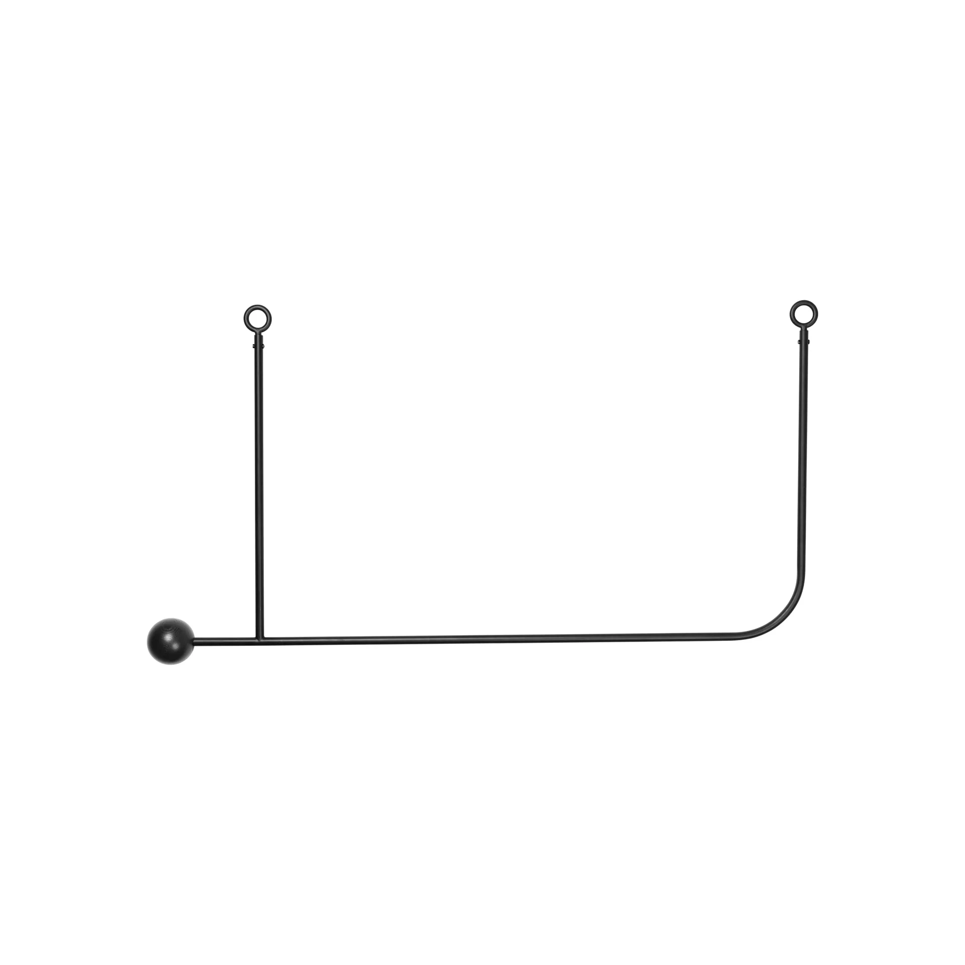 Pujo clothes rail, black Ferm Living