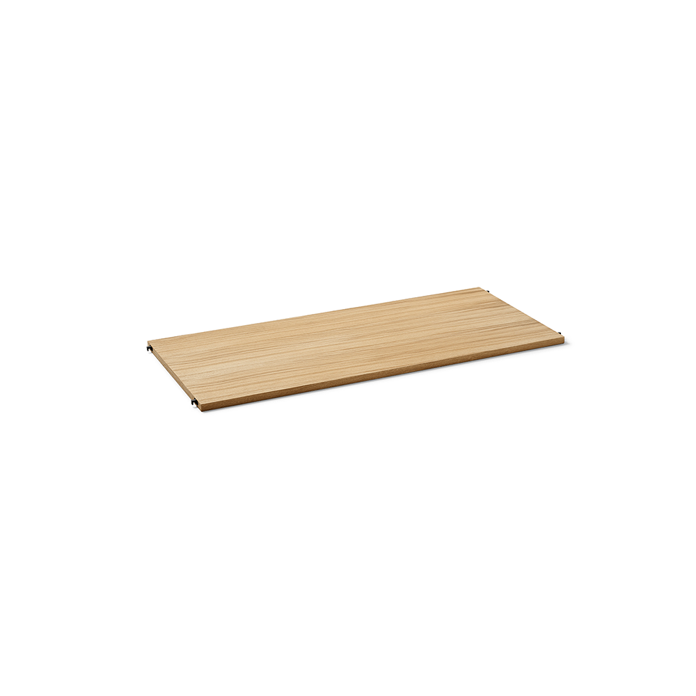 Ferm Living Punctual Perforated shelf 90 cm Oiled oak, anthracite