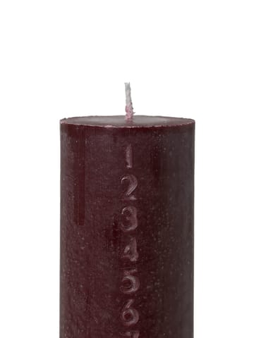 Pure advent candle - burgundy - Ferm Living