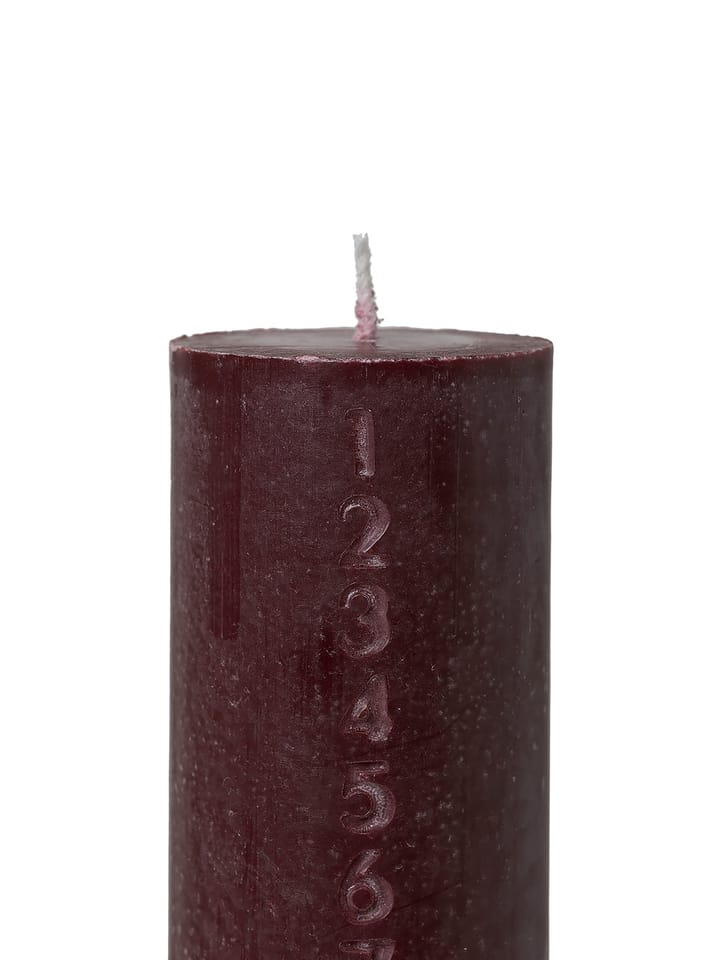Pure advent candle, burgundy Ferm Living